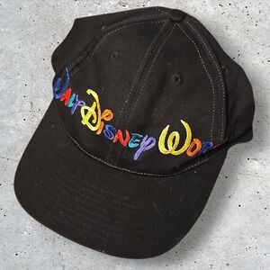 Vintage Goofy Hat Co Walt Disney World Black Snapback Embroidery Taiwan 90s Rare